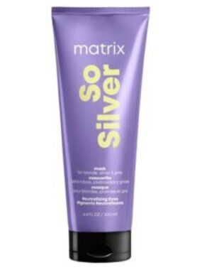 Matrix So Silver Power Mask 6.8 Oz for blond, silver ,grey hair.
